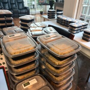BEVeganly Fresh meal-prep orders prepared for pickup and delivery